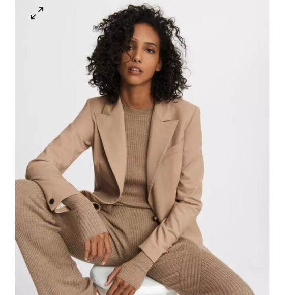 NWOT Rag & Bone Tan (Camel color) Blazer.  XS Size 0 - Picture 2 of 8